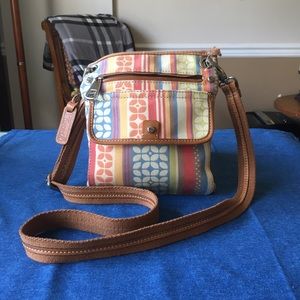 ❣️Fossil❣️ Fabric Pattern Crossbody